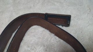 Cinturón Levi's Cuero Marrón Vintage