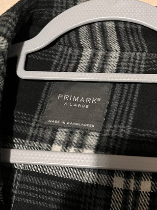 Camisa de cuadros Primark Talla XL
