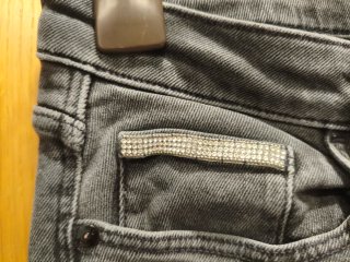 Pantalón vaquero Massimo Dutti gris 42