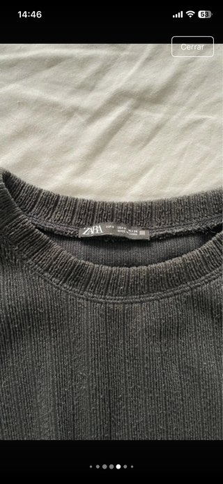 Sudadera mujer volantes negra