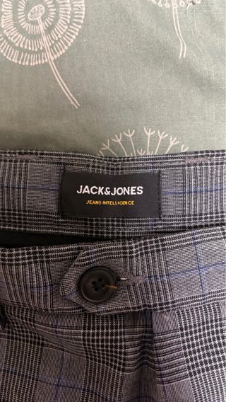 Pantalones de pinza Jack & Jones a cuadros