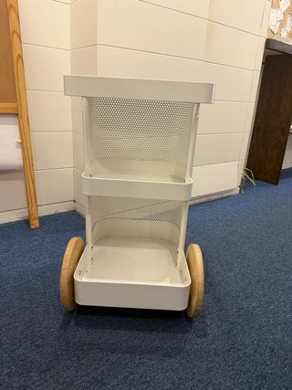 IKEA DAJLIEN carrito blanco descatalogado
