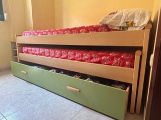 Letto a castello con cassetti