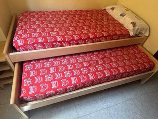 Letto a castello con cassetti