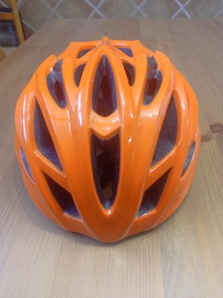 Casco Bicicleta Naranja Junior