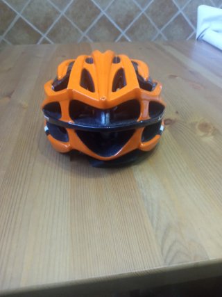 Casco Bicicleta Naranja Junior