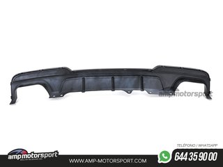 DIFUSOR TRASERO MATE BMW SERIE 5 F10/F11 + COLAS 550 NEGRAS