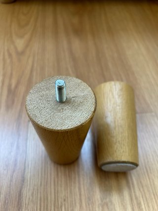 Patas de madera pino para mueble IKEA