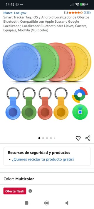 Localizadores Bluetooth LocLynx Multicolor