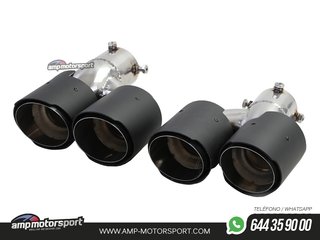 DIFUSOR TRASERO PARA BMW SERIE 3 G20 G21 + COLAS DOBLES CARBONO