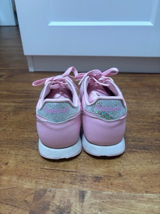 Zapatillas Reebok Classic Rosa y Plata