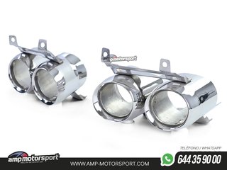 DIFUSOR TRASERO FORD MUSTANG MK6 2014-2017 + COLAS DOBLES