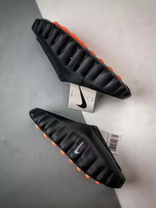 Nike Mind 001 Slide Talla 38 Negro Naranja