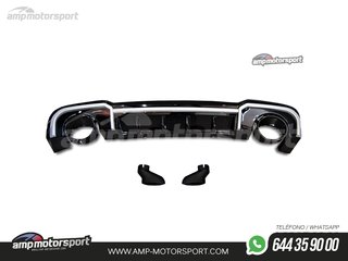 DIFUSOR TRASERO AUDI A3 8V SPORTBACK SLINE LOOK RS3