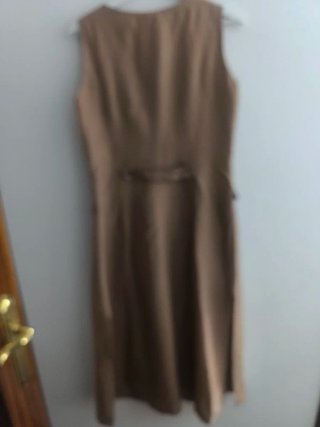 Vestido marrón botones Zara T.L Ver medidas