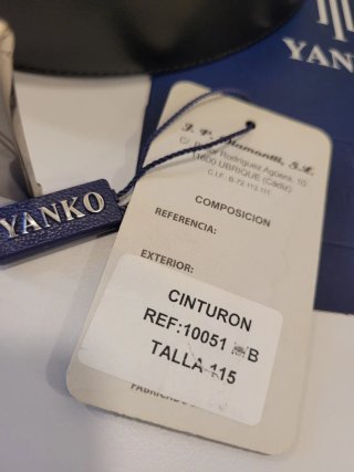 Cinturón YANKO Piel Reversible T.115