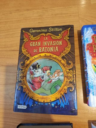 Lote 4 libros Gerónimo Stilton