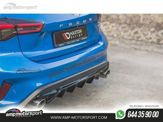 DIFUSOR TRASERO FORD FOCUS ST MK4 2018-- LOOK CARBONO