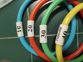 Juego de aros y discos para piscina Nabaiji