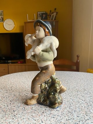 Figura niño pastor con cordero
