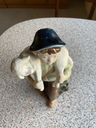 Figura niño pastor con cordero