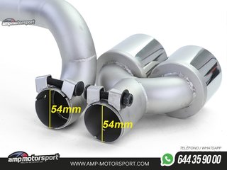 DIFUSOR TRASERO MATE BMW SERIE 5 F10/F11 + CONVERSIÓN A DOS SALIDAS