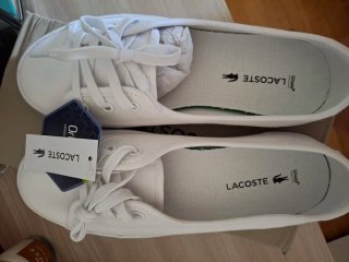 Scarpe Lacoste bianche donna