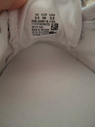 Scarpe Lacoste bianche donna