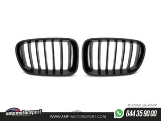 PARRILLA DELANTERA PARA BMW X3 F25 2010-2014 - NEGRO BRILLO
