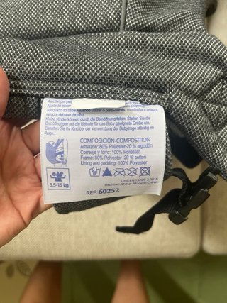 Mochila Portabebés Jané Gris
