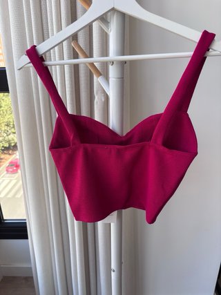 Top Fucsia Zara Talla M