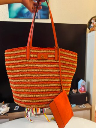 Bolso Rafia Ralph Lauren Nuevo