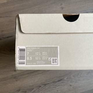 Nike Air Force 1 Triple Black Talla 40