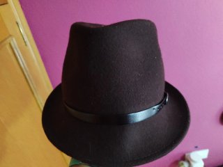 Sombrero Fedora Lana Hecho en Italia
