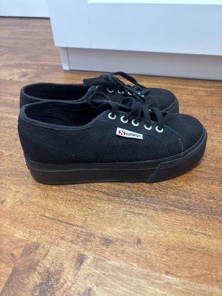 Zapatillas Superga Mujer Negras
