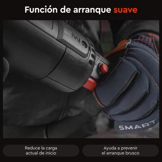 Amoladora Angular 1100W 150mm con 6 Velocidades
