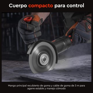 Amoladora Angular 1100W 150mm con 6 Velocidades