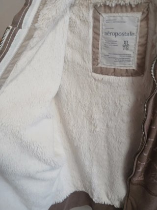 Sudadera Aéropostale Marrón Borrego Y2K