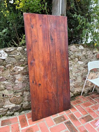 Tablero de madera rústico