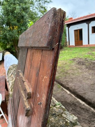 Tablero de madera rústico
