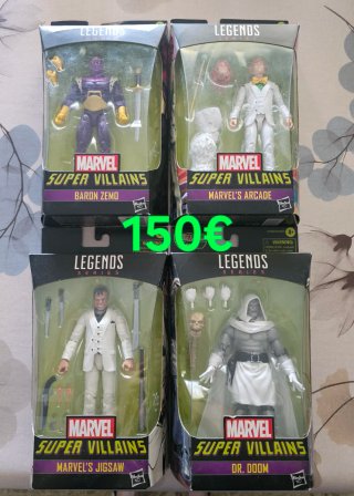 Marvel Legends Super Villains 4 figuras