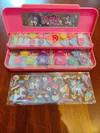 Estuche Maquillaje Unicornio Niñas