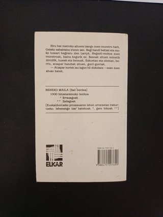 Novelas en Euskera. Nivel A2/B1