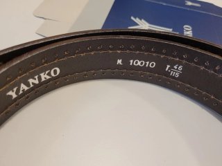 Cinturón de piel YANKO marrón talla 115