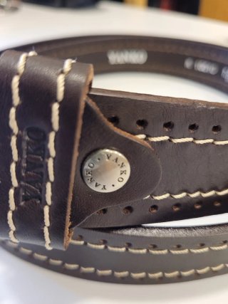 Cinturón de piel YANKO marrón talla 115