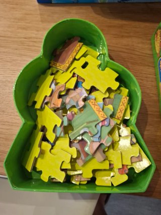 3 Puzzles: Pinocchio,Sea Life Glow Dark y animales