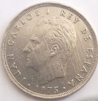 Moneda 25 Pesetas estrellas 78y79