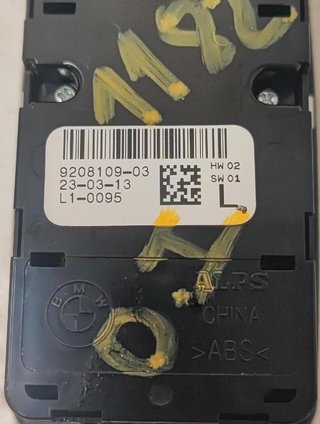Mando elevalunas del izq 9208109 bmw serie 265510