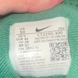 Nike Air Barrage Low Heineken Talla 44