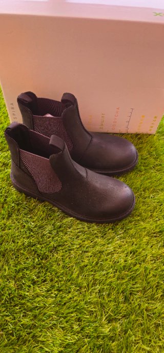 Botines Geox Shayla cuero vuelto Talla 33